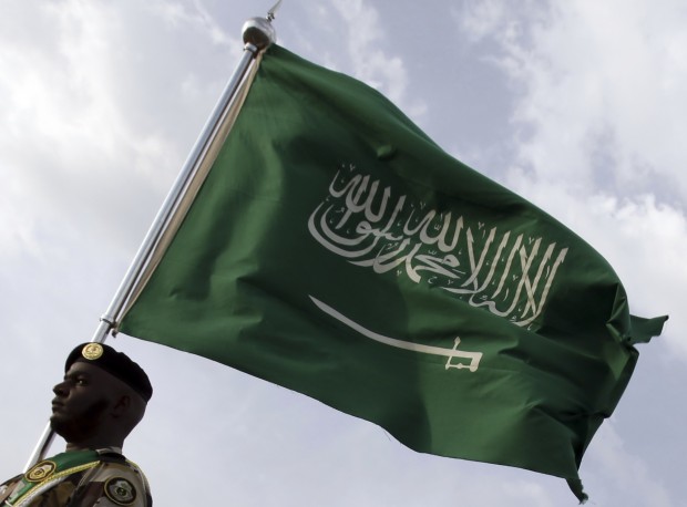 A member of the Saudi security force takes part in a military parade in preparation for the annual haj pilgrimage in Mecca October 20, 2012. On October 25, the day of Arafat, millions of Muslim pilgrims will stand in prayer on the mount of Arafat near Mecca at the peak of the annual pilgrimage. The security forces are tasked to keep guard during the pilgrimage. REUTERS/Amr Abdallah Dalsh (SAUDI ARABIA - Tags: RELIGION MILITARY)