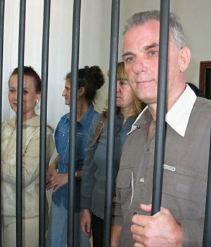 File picture of Bulgarian medics at a court in Benghazi, Libya (REUTERS)