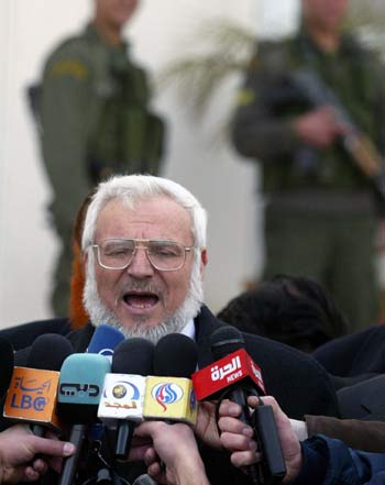Aziz Duweik, the new speaker of the Hamas-dominated parliament (AFP)
