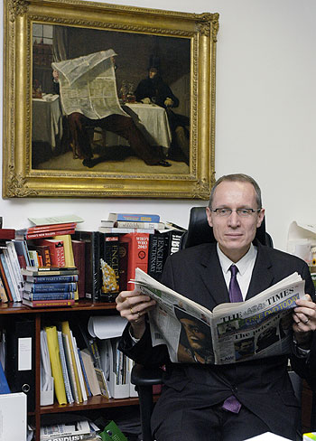 Times Editor Robert Thomson (Photo by Hatim Oweida)