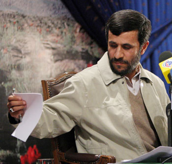 Iranian President Ahmadinejad (AP)