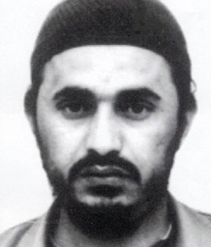 This is an undated photo released in Amman, Jordan, Dec. 14, 2002, of Jordanian-born terrorist mastermind Abu Musab al-Zarqawi (AP)