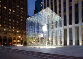 Fifth Avenue's Apple Store.