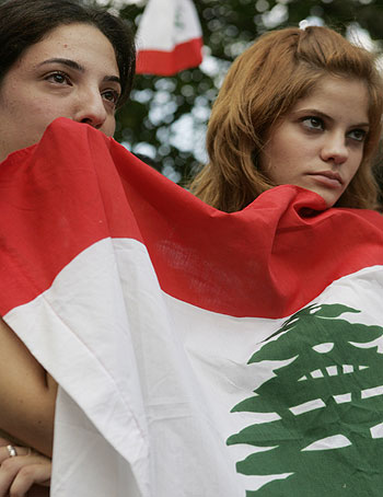 People protest against the Israeli military offensive in Lebanon in Paris (AFP)