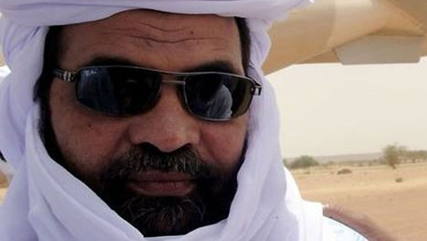 Iyad Ag Ghali, leader of the armed Islamist group Ansar Dine, August 7, 2012 in Kidal (AFP) 