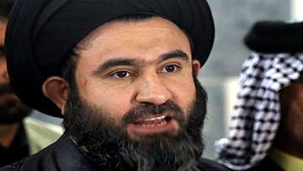 Iraqi Hezbollah Chief Wathiq al-Battat. (Asharq Al-Awsat Photo)