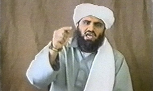 A man identified as Suleiman Abu Ghaith appears in this still image taken from an undated video address. (REUTERS/Handout)