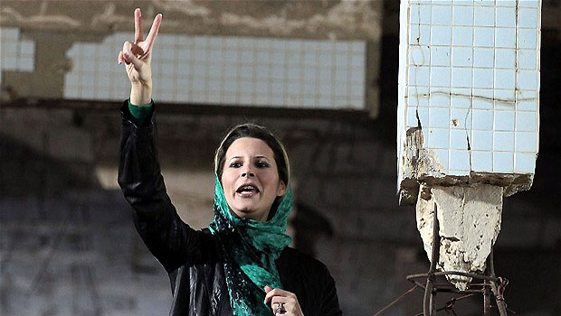 Aisha Gaddafi. (EPA Photo)