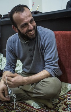 Hajji Marea,  leader of the Free Syrian Army’s Tawhid Brigade (Asharq Al-Awsat photo)