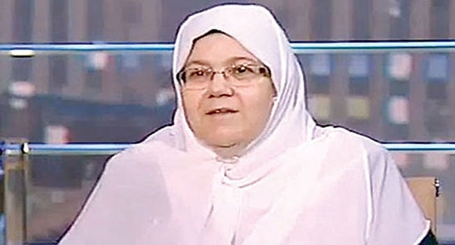 Dr. Istishhad Al-Banna, daughter of Muslim Brotherhood founder Hassan Al-Banna. (AAA)