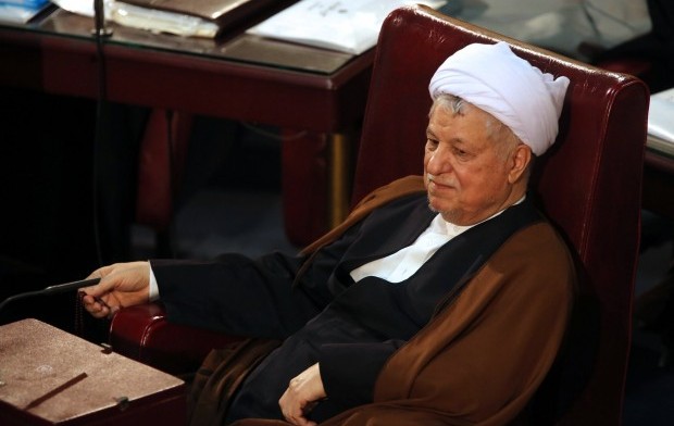 Former Iranian president Akbar Hashemi Rafsanjani attends a meeting of Iran's Assembly of Experts in Tehran on March 5, 2013.(AFP PHOTO/ ATTA KENARE)