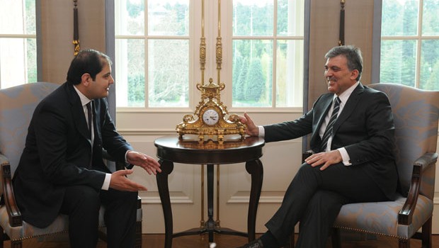 Cumhurbaşkanı Abdullah Gül Adel Altoraifi ile görüştü