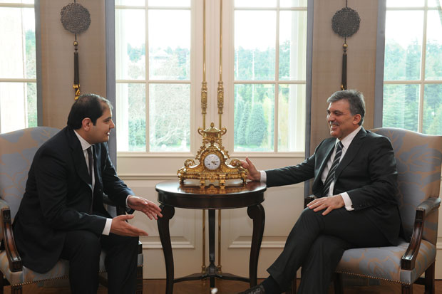 Cumhurbaşkanı Abdullah Gül Adel Altoraifi ile görüştü  