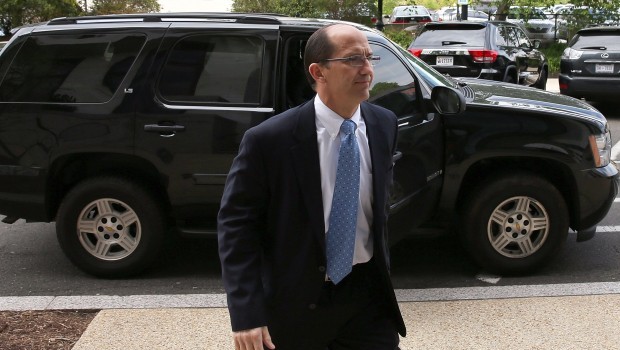 Sean M. Joyce, Deputy Director of the FBI, arrives at the Hart Senate Office building for a closed door meeting with the Senate Select Committee on Intelligence, April 23, 2013 in Washington, DC. Source: AFP/Getty Images/Mark Wilson