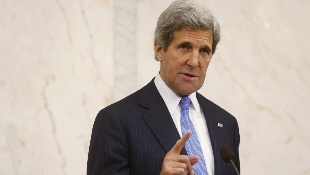 US Secretary of State John Kerry speaks, during a news conference in Stockholm, Sweden, Tuesday, May 14, 2013 (AP Photo/Charles Dharapak)