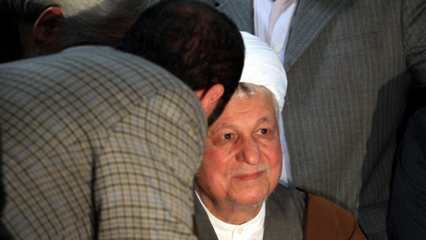 Former Iranian President Akbar Hashemi Rafsanjani as he registers his candidacy during the registration for Iran's upcoming presidential election on 14 June, in Tehran, Iran, on May 11, 2013 (EPA/ABEDIN TAHERKENAREH)