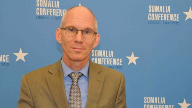 Ambassador James C Swan, the US Special Representative for Somalia, in London on May 7, 2013 (US State Department)