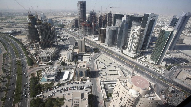 A general view of Doha city with buildings under construction in this December 24, 2012 file photo. (REUTERS/Fadi Al-Assaad/Files)