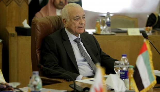 Arab League Secretary General Nabil Elaraby attends the Arab Foreign Ministers meeting on Syria, at the Arab League headquarters, in Cairo, Egypt, 23 May 2013. (EPA/STR)