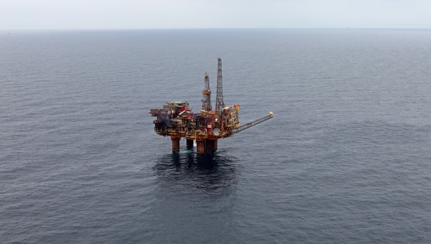 TAQA's Comorant Alpha oil platform, in the North Sea (TAQA)