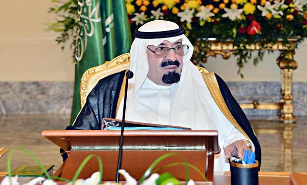 File photo of Custodian of the Two Holy Mosques, King Abdullah bin Abdulaziz, chairing a Saudi cabinet session. (SPA)