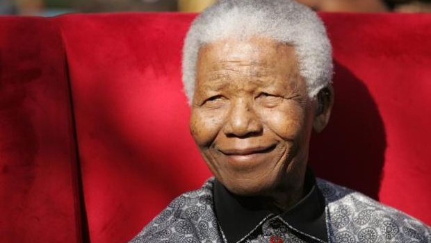 (FILE) A file picture dated 20 July 2005 shows Nobel Peace Prize winner and iconic political prisoner Nelson Mandela during his birthday party at the Nelson Mandela Children's Fund, Johannesburg, South Africa. (EPA/KIM LUDBROOK)