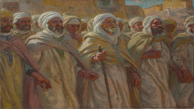 'The Procession (Al Masirra)' by Etienne Dinet. (Sotheby's)