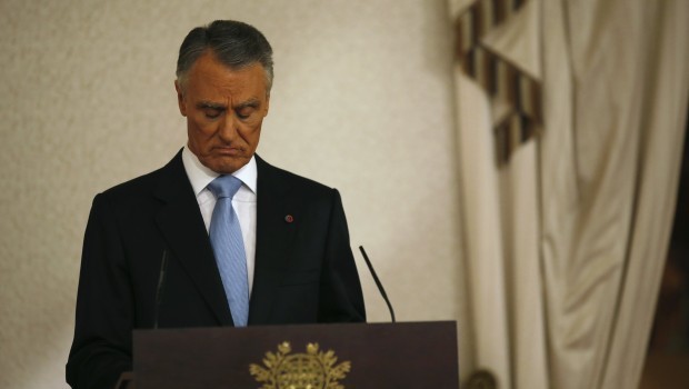 Portugal's President Anibal Cavaco Silva makes a statement to the media at Belem Palace in Lisbon July 10, 2013. Source: Reuters/Rafael Marchante