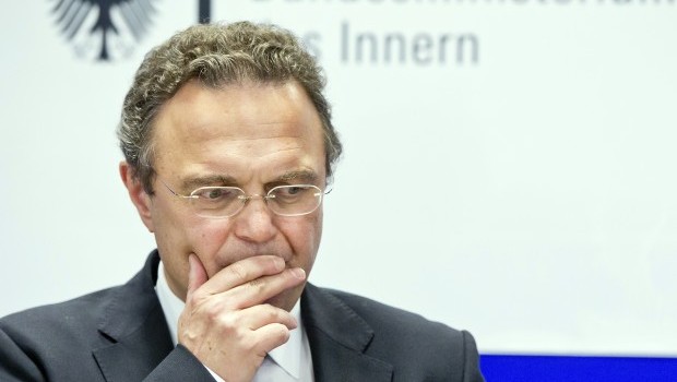 In this July 5, 2013 file picture German Interior Minister Hans-Peter Friedrich attends a press conference in Nuremberg, Germany. Source: AP Photo/DPA/Daniel Karmann