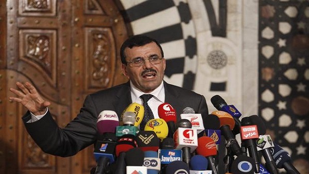 Tunisia's Prime Minister Ali Larayedh speaks during a news conference in Tunis July 29, 2013. REUTERS/Zoubeir Souissi