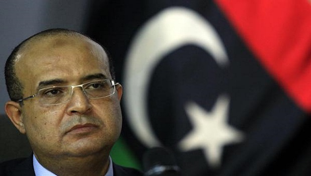 Libya's Deputy Prime Minister Awad al-Barasi speaks during a news conference announcing his resignation in Benghazi August 3, 2013. REUTERS/Esam Al-Fetori