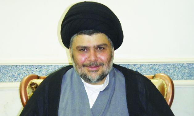 File photo of Sadrist Movement leader Moqtada Al-Sadr. (Asharq Al-Awsat)