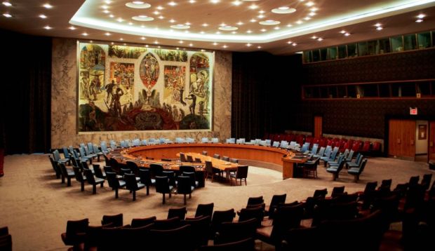 File photo of the UN Security Council. (Asharq Al-Awsat)