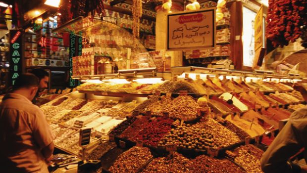 Inside Istanbul's Egyptian Market. (Asharq Al-Awsat)