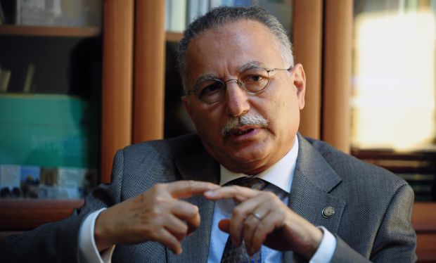 In this July 12, 2012 file photo, Ekmeleddin Ihsanoglu, Secretary-General of the Organisation of Islamic Cooperation (OIC) speaks in Istanbul, Turkey. (AP Photo/Emrah Gurel)