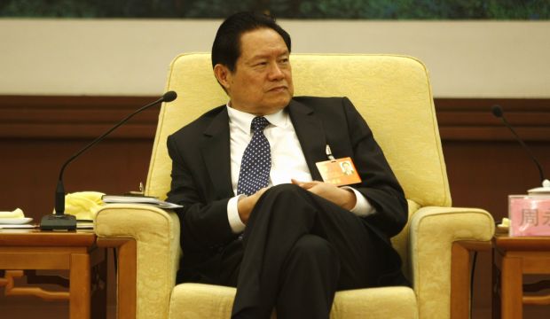 China's then Public Security Minister Zhou Yongkang attends the Hebei delegation discussion sessions at the 17th National Congress of the Communist Party of China at the Great Hall of the People, in Beijing in this October 16, 2007 file photo. (REUTERS/Jason Lee)