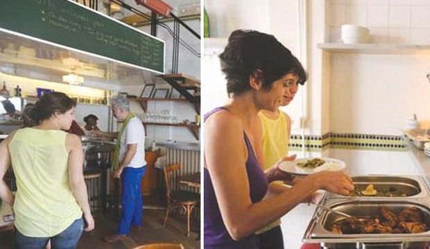 Customers get to choose how much they pay for their meals in Beirut's Motto restaurant.