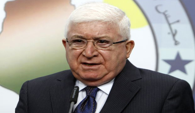 Fuad Masoum, Iraq's newly elected president, speaks during a news conference in Baghdad, on July 24, 2014. (Reuters/Ahmed Saad)