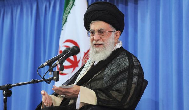 Iran's Supreme Leader, Ayatollah Ali Khamenei, addresses a meeting of university professors on July 2, 2014. </br>(Leader.ir/HANDOUT)