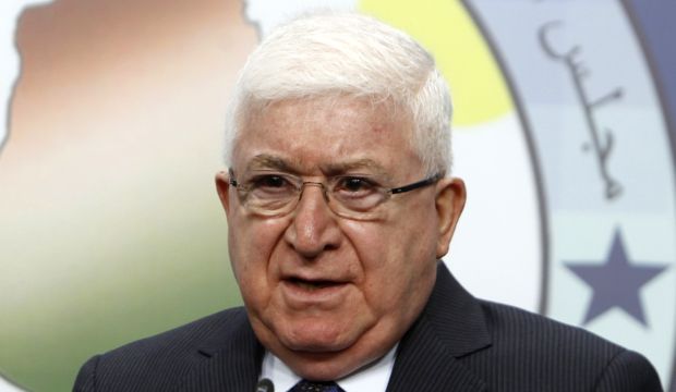 Fuad Masoum, Iraq's newly elected president speaks during a news conference in Baghdad, on July 24, 2014. (Reuters/Ahmed Saad)