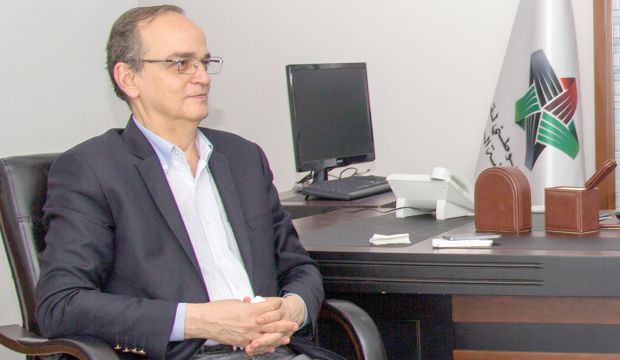 Hadi Al-Bahra, president of the Syrian National Coalition, in Istanbul, Turkey on August, 2014. (Asharq Al-Awsat)