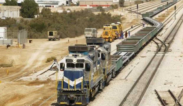 File photo showing a freight train at a railway station in Riyadh, Saudi Arabia. (Reuters)