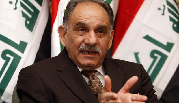 File photo showing Iraqi politician Saleh Al-Mutlaq speaking during an interview with Reuters in Baghdad, Iraq on February 12, 2010. (Reuters/Thaier al-Sudani)