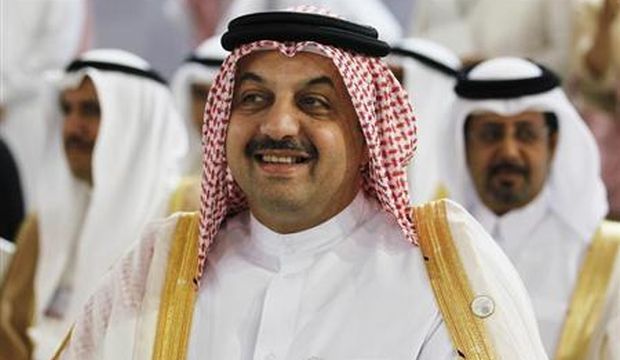 Qatari Foreign Minister Khalid Al-Attiyah smiles during the 23rd EU–GCC Council and Ministerial Meeting in Manama, Bahrain, on June 30, 2013. (Reuters/Hamad Mohammed)