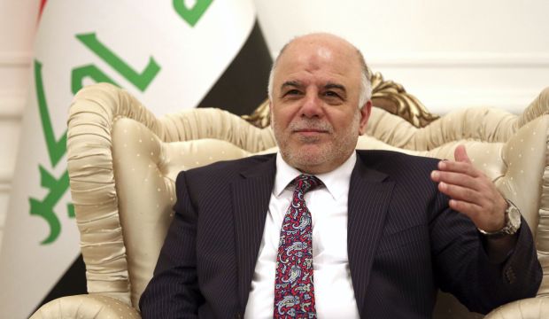 In this August 16, 2014 file photo Iraq's Prime Minister Haider Al-Abadi smiles during a meeting with Germany’s Foreign Minister Frank-Walter Steinmeier, in Baghdad, Iraq. (Reuters/Hadi Mizban/Pool)