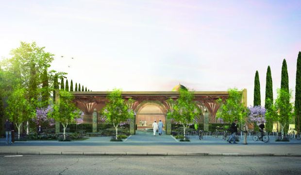 Artists impression of the planned Cambridge Mosque (Cambridge Mosque Project)