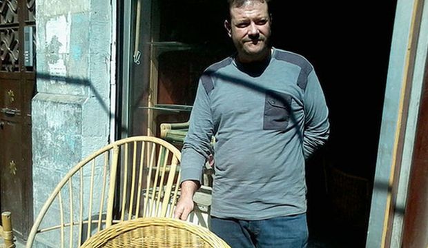 Traditional Syrian furniture maker Kamel Al-Khabir. (Asharq Al-Awsat)