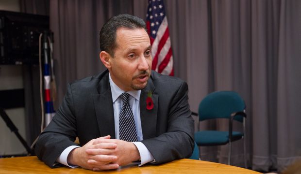 US Special Envoy for Syria Daniel Rubenstein. (Asharq Al-Awsat/James Hanna)