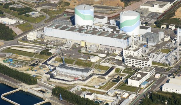 The Sendai nuclear power station in Satsumasendai, Kagoshima Prefecture, Japan. (AP Photo/Kyodo News)