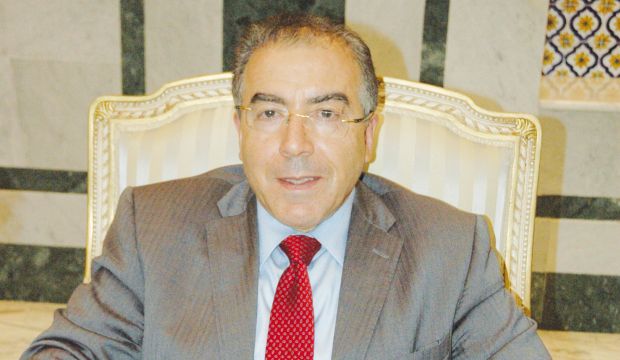 Tunisian Foreign Minister Mongi Hamdi. (Asharq Al-Awsat) 